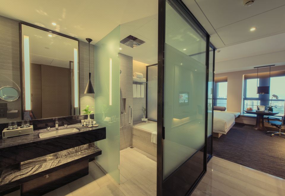 行政城市景观双床房丨俯瞰天津衞丨舒适观景贵妃榻