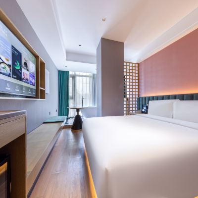 幾木享浴大床房（輕奢浴缸、智能馬桶、電動窗簾、電視投屏） 北京南站馬家堡地鐵站亞朵X飯店優惠