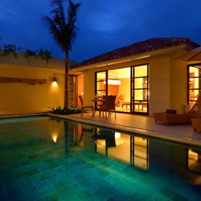 クラブプールヴィラ1ベッドルームキング、温水プライベートプール ジ・ウザテラス ビーチクラブヴィラズ クーポン