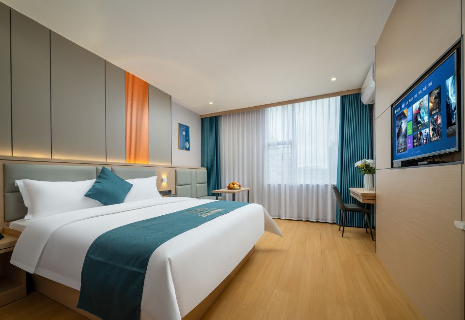 悦享智能大床房（高端零壓床墊+商務辦公桌+智能客控）