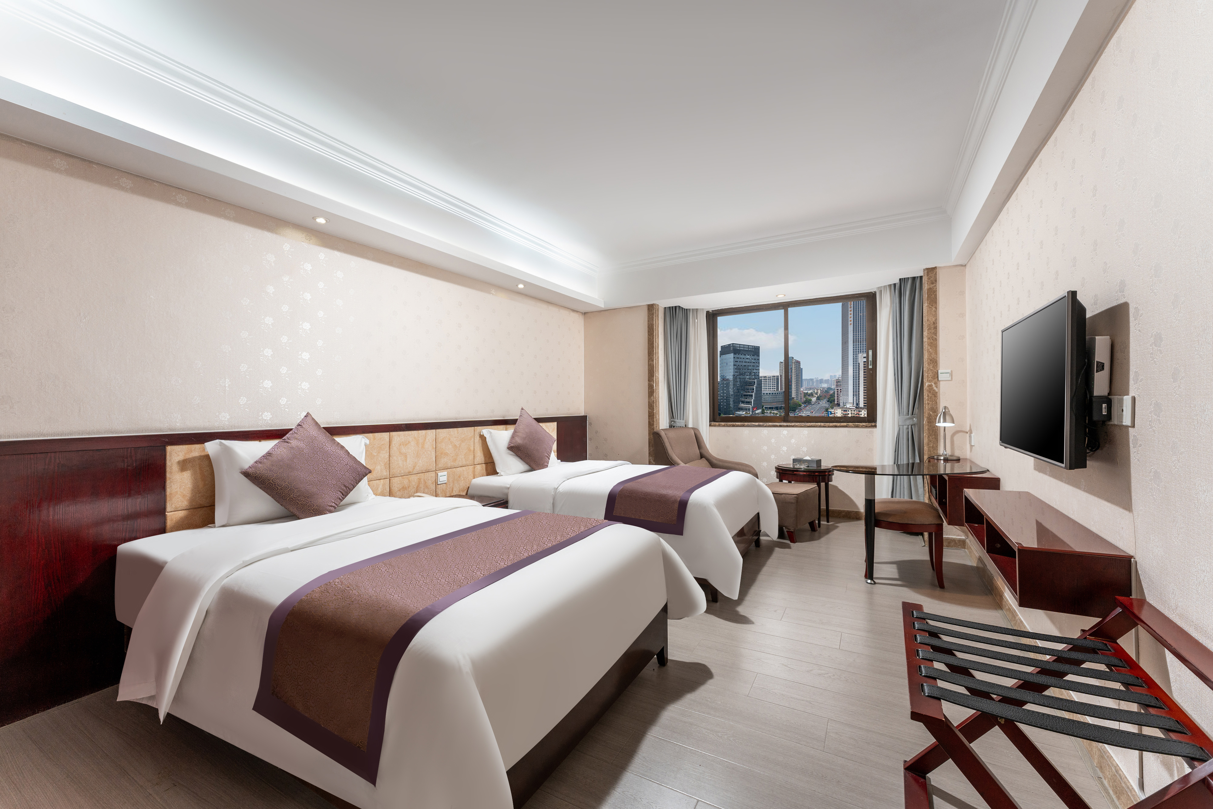 行政雙床房（高空城景·冰箱）