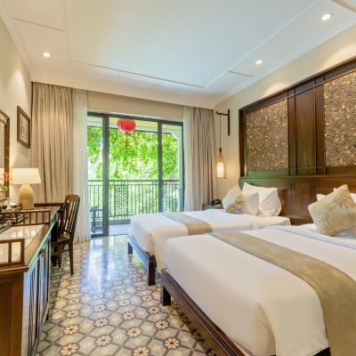 陽台泳池景觀小型套房 阿霍伊會安精品度假村及Spa優惠