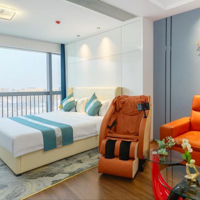 迪闕·雲端覽澳三床兩衛大套房（按摩椅+洗衣機+冰箱） 珠海迪達國際公寓（橫琴口岸長隆店）優惠