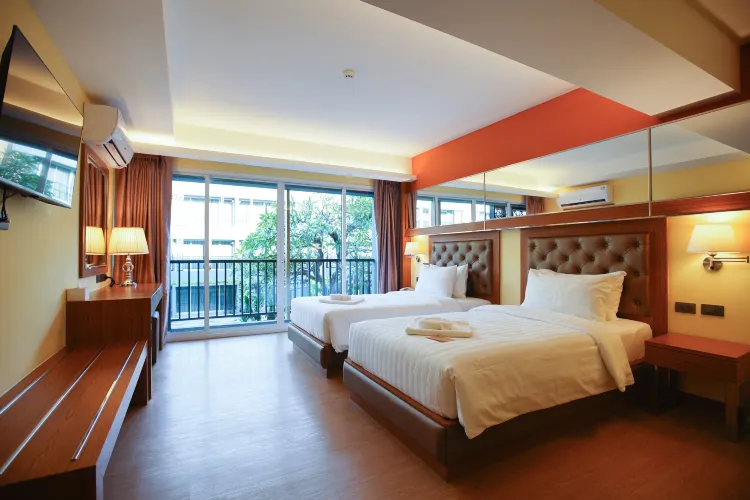 ห้องซูพีเรียร์ เตียงใหญ่ 1 เตียงหรือเตียงเดี่ยว 2 เตียง