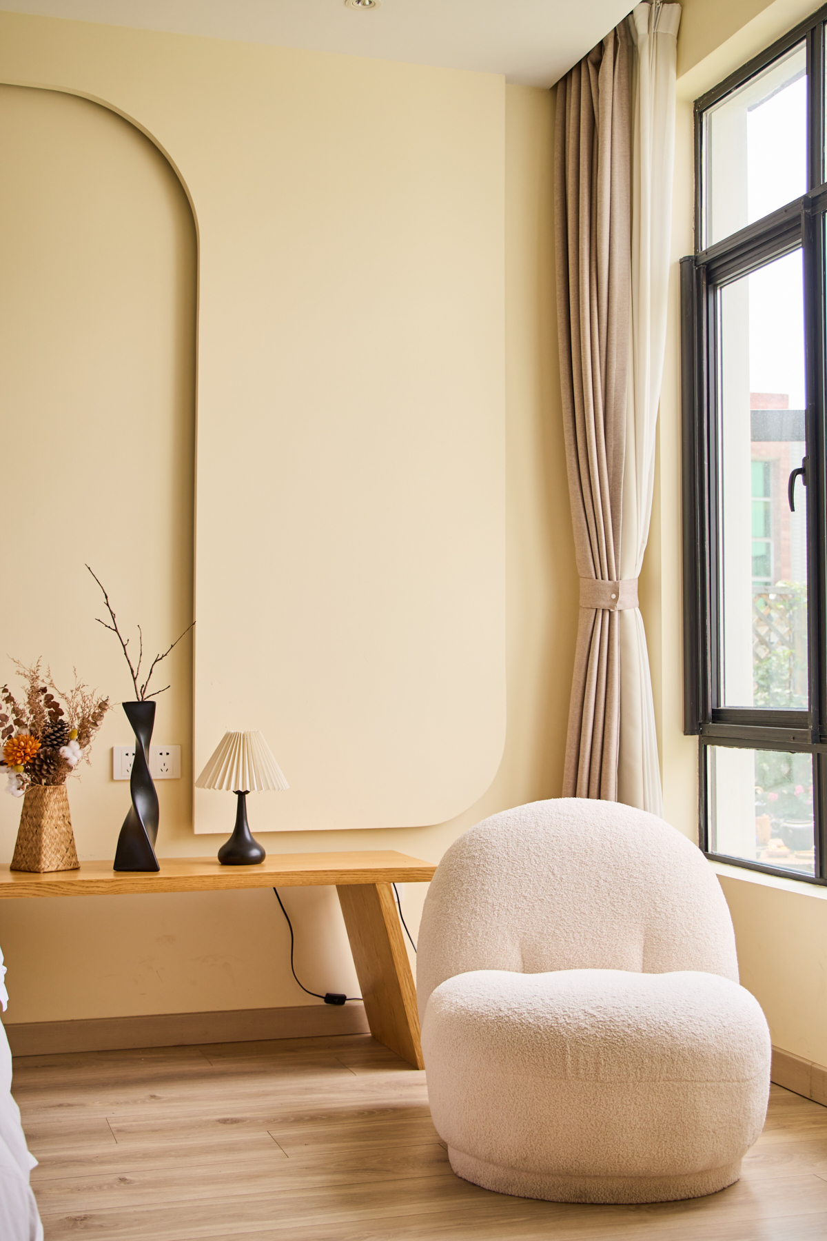 松茶地暖双床房（地中海风格+假山流水）