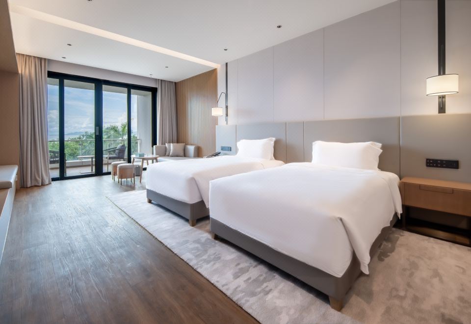 海景雙床套房（智能客控+MINI吧+天然乳膠枕）