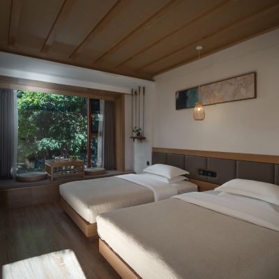 森意·煦日微風園景雙床房 聚舍The House｜Forest Coffee Theme Hotel·大美華宿（森氧臨溪咖啡主題店）優惠