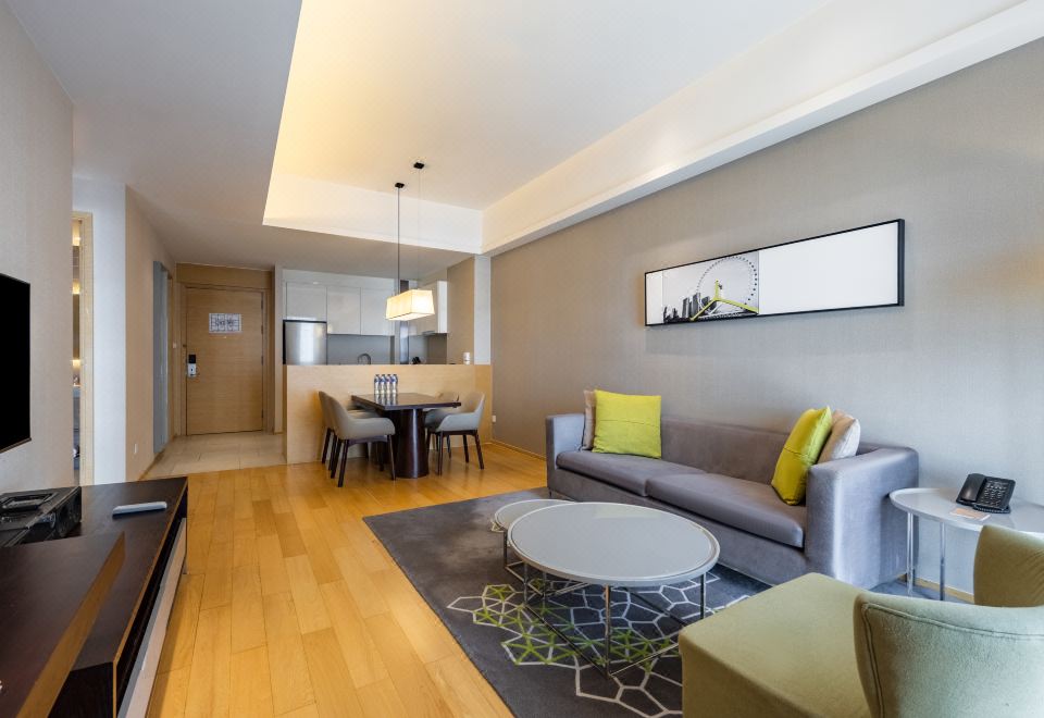 兩室豪華雙床套房 | 全套廚房設備+雙衞生間+洗衣機