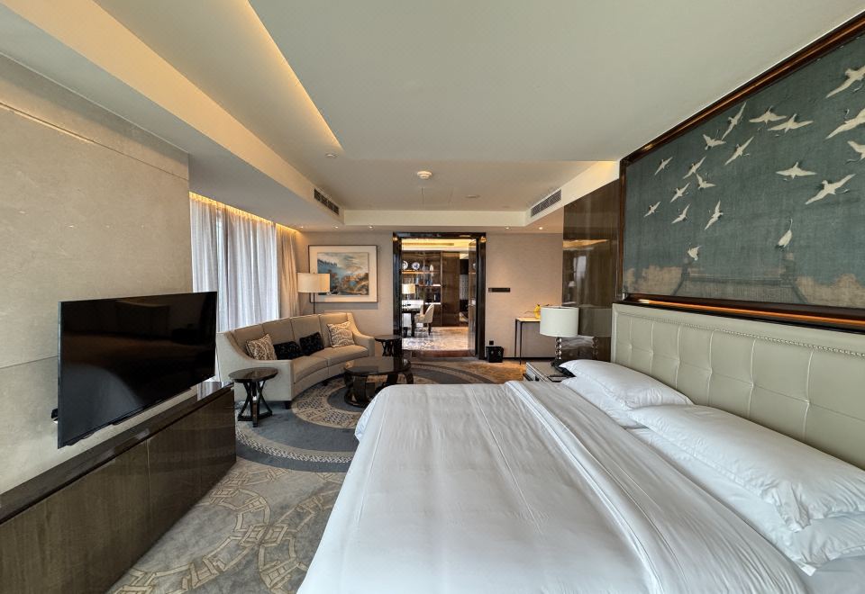 270度全景澳門海景雙臥家庭聯通套房