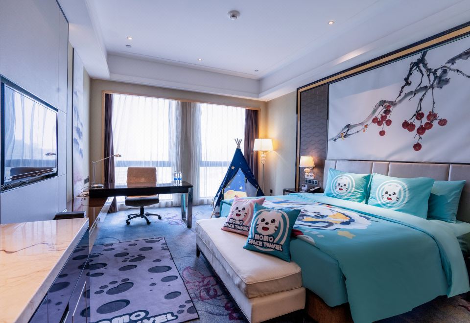 童夢奇幻親子大床房（彩蛋主題|帳篷+益智桌+游戲毯）