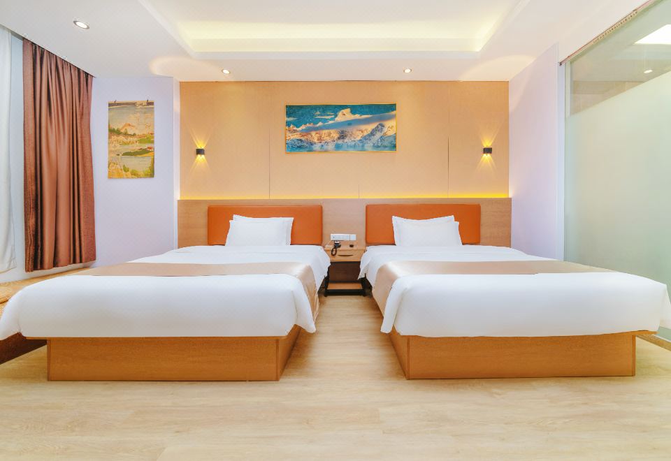 茶韻商務雙床房（榻榻米+日式茶坐）