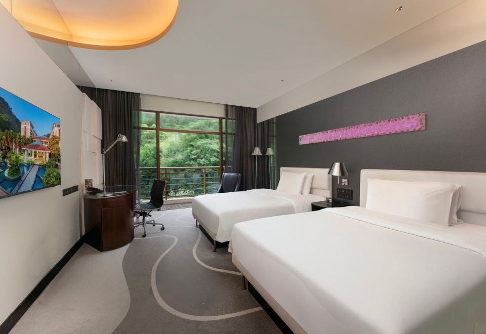 绿庭氧居 | 山景阳台双床房