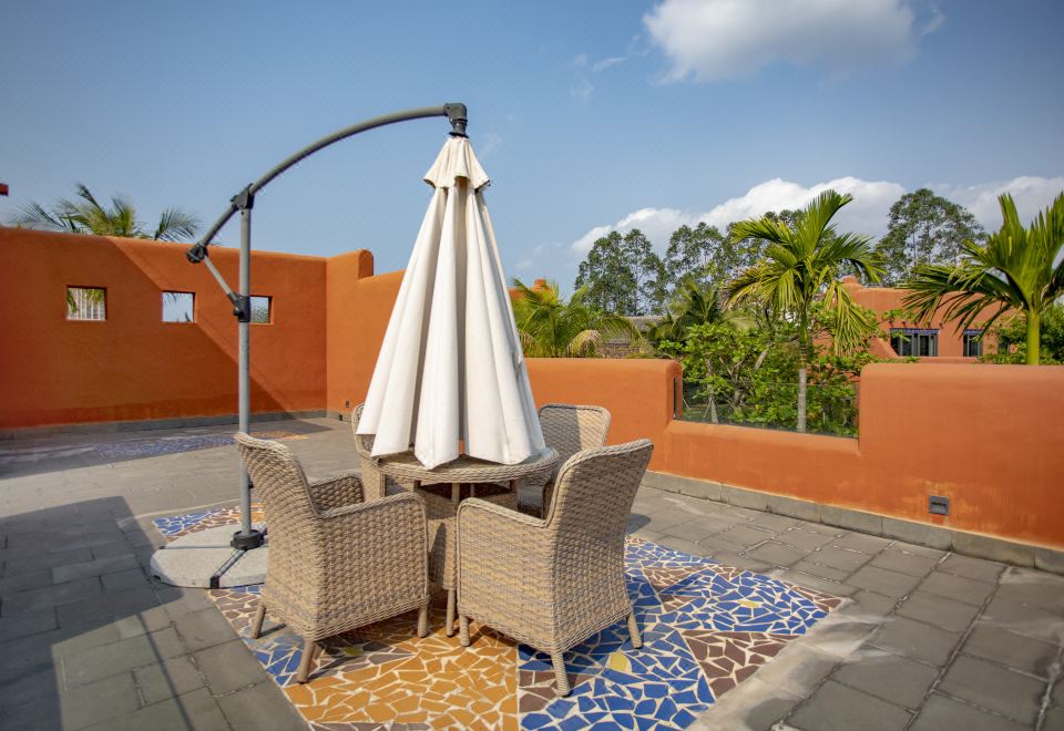 摩洛哥紅房別墅大床房