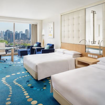 外灘景觀雙床房 上海豫園萬麗飯店優惠