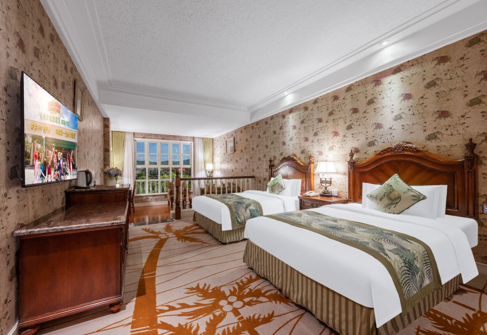 雨林穹顶园景双床房