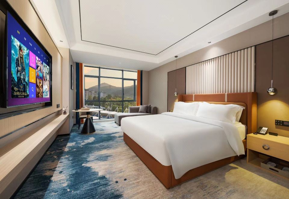 虔享·雅致智能大床房【小度语音+落地窗+贵妃椅】