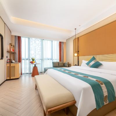 智能輕奢大床房-帶冰箱洗衣機 山水S飯店（江門蓬江萬達廣場店）優惠