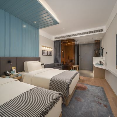 CityNote丨豪華雙床房【超大65寸電視機+零壓床墊】 CityNote希諾飯店（廣州上下九步行街十三行店）優惠