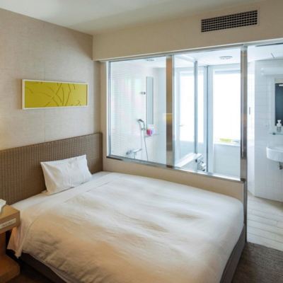 小型雙人床帶浴室-禁菸 西鐵Resort Inn那霸優惠