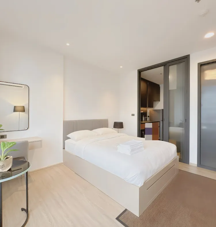 ห้องดีลักซ์เตียงควีน เงียบสงบ