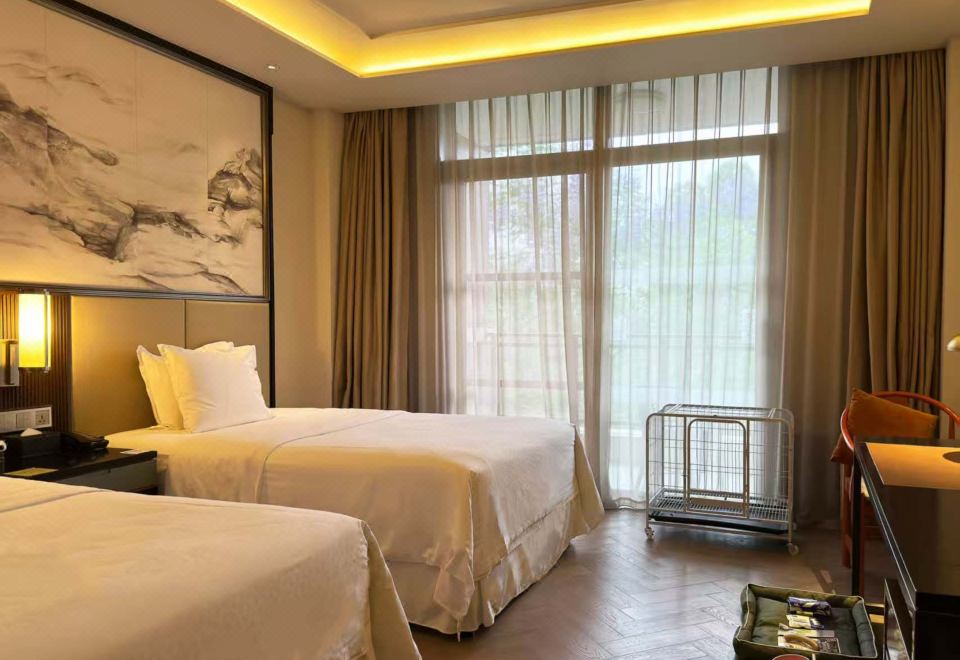 园林宠物双床房