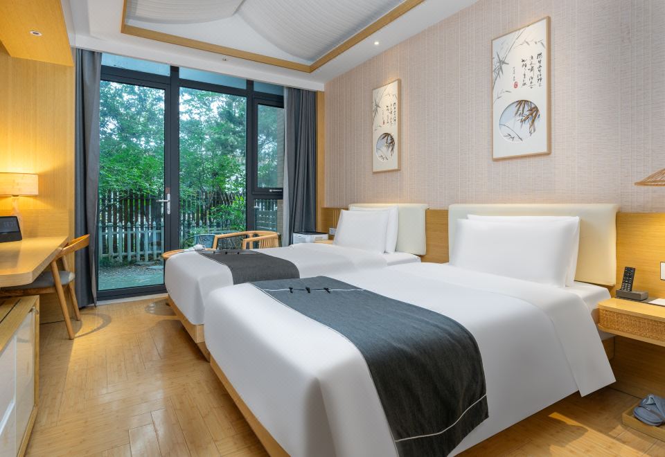 Jianguo HIDDEN Hotel (Nanjing Sun Yat-sen's Mausoleum Area Wutong Avenue)Guestroom - Double Occupancy (Singlebed)
