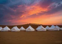 Zhongwei Shapotou District Moonlight Baohe Xingxing Desert Camping Base โรงแรมใน