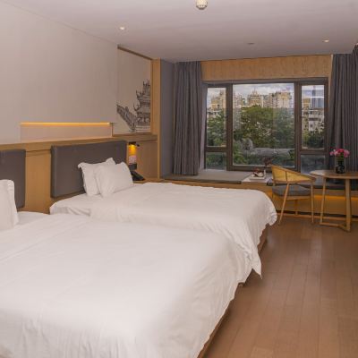 城市景觀雙床房 詩藝城棧（廣州塔店）優惠