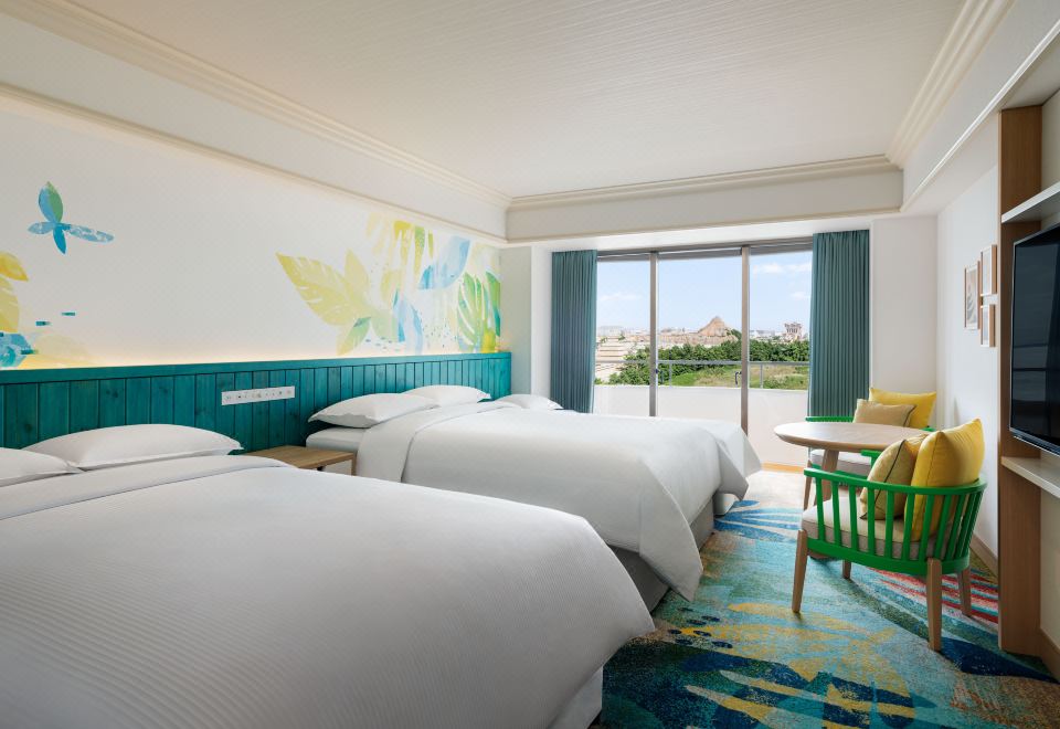 客房, 3 張單人床, 無煙房, 陽臺 （Treasures）