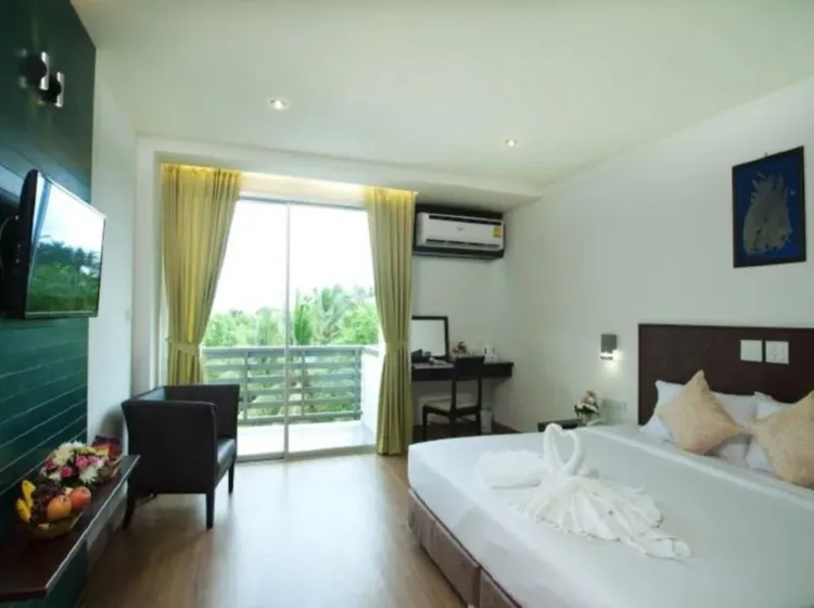 ห้องดีลักซ์ เตียงใหญ่ 1 เตียง