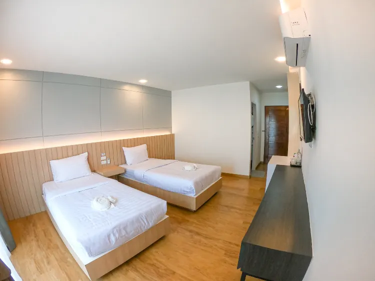 ห้องพักเตียงคู่ (วิวแม่น้ำโขง)