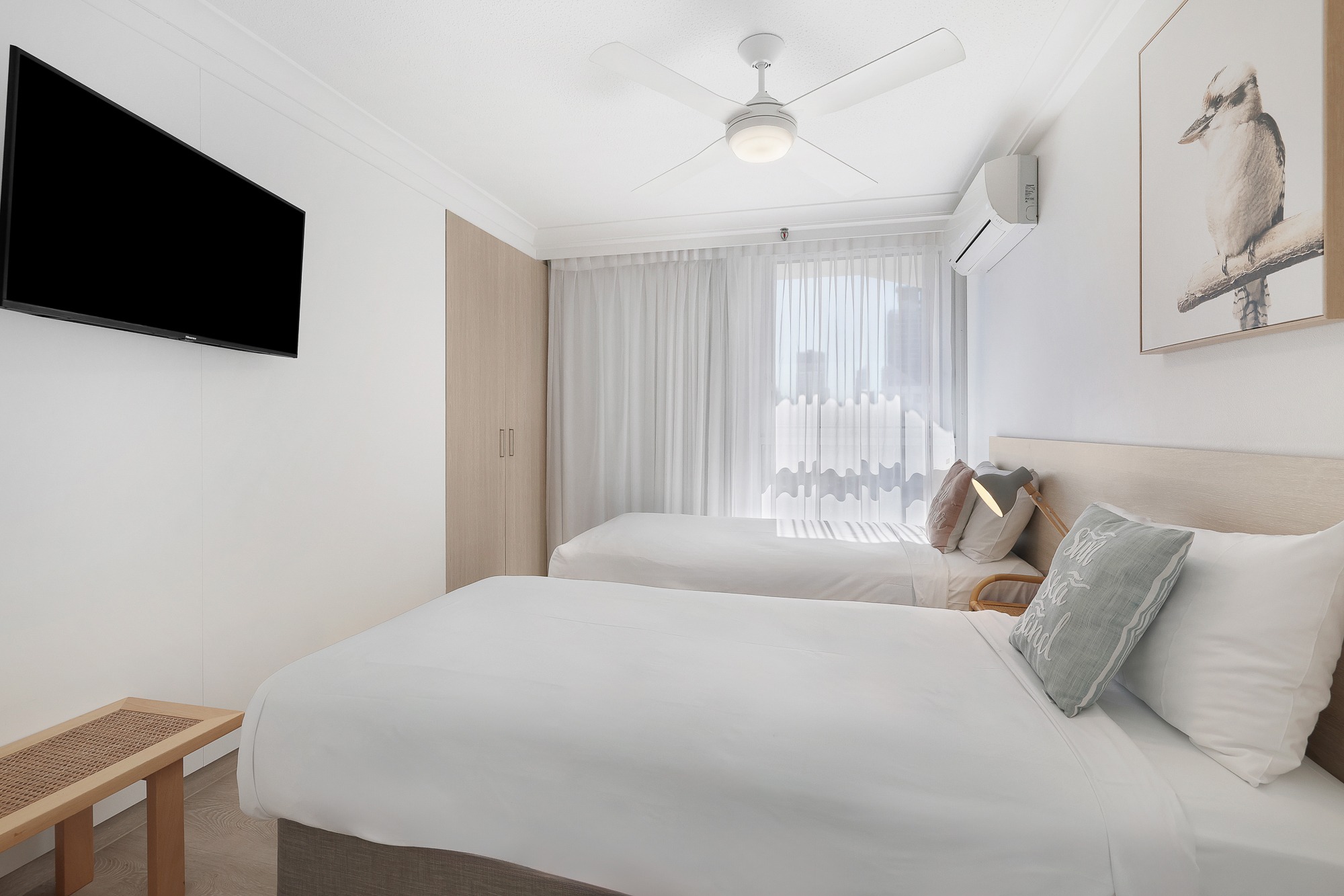 高级两卧室海景公寓