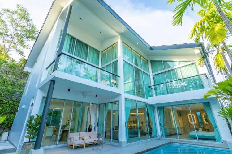 Luxury 4BR Pool Villas In Bangtao With Mountain And Lagoon Views.