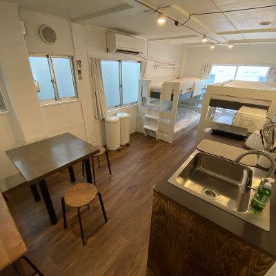 4 Beds Private Room with Kitchen (Shared Bathroom) Hostel Chapter Two Tokyo Promo Code