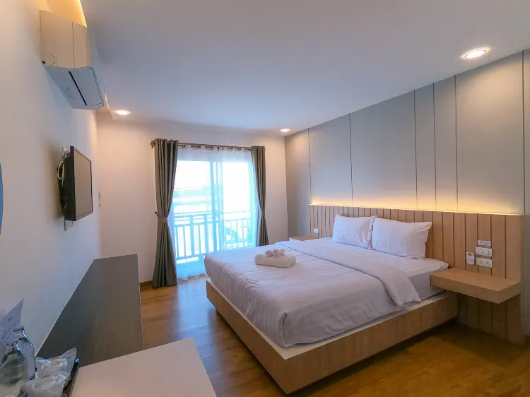 ห้องพักเตียงเดี่ยว (วิวแม่น้ำโขง)