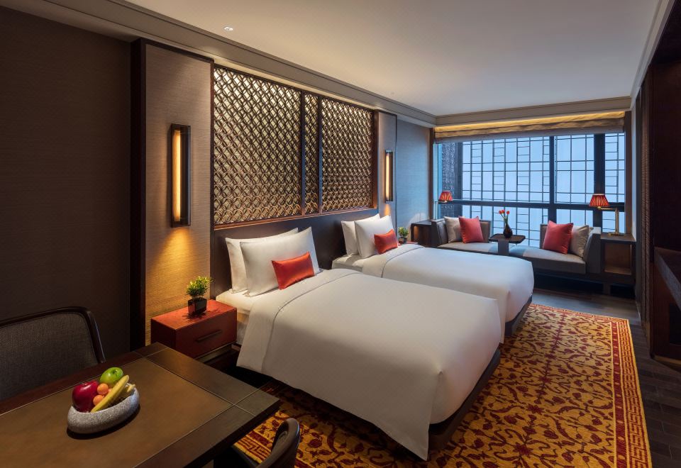 豪華城景客房-雙床