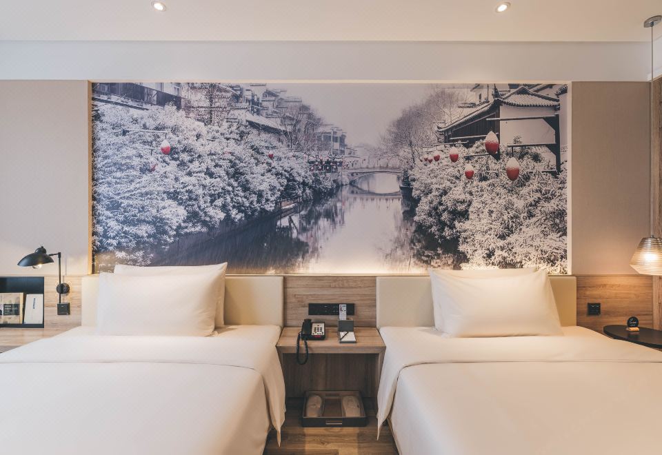 几木双床房（深睡PRO记忆枕+小冰箱+浴袍）