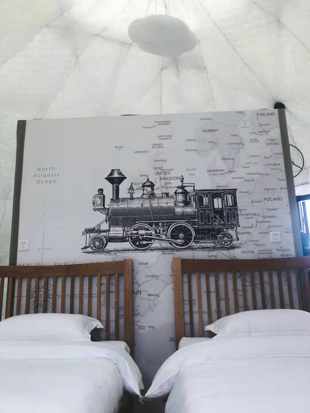 星空露營帳篷雙床房