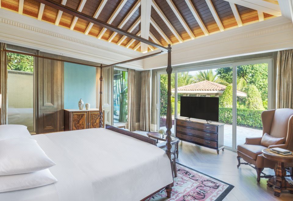 三居室總統別墅-私人恆温泳池（主卧悦眠智能深睡床）