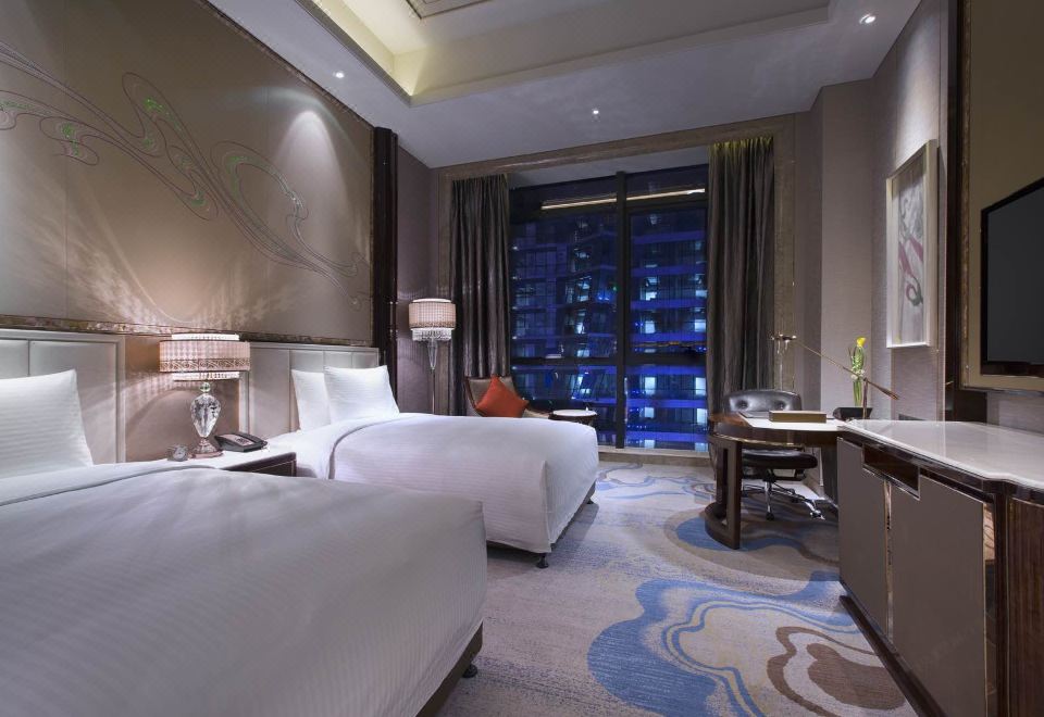 行政楼层豪华双床房（高空揽胜+妙梦深睡床垫+加湿器）