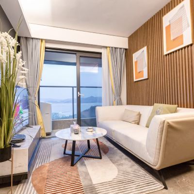 Seaview曦境-海灣日出套房（海幕會客一線景-洗衣機） 雲頂行政公寓（蛇口深圳灣口岸店）優惠