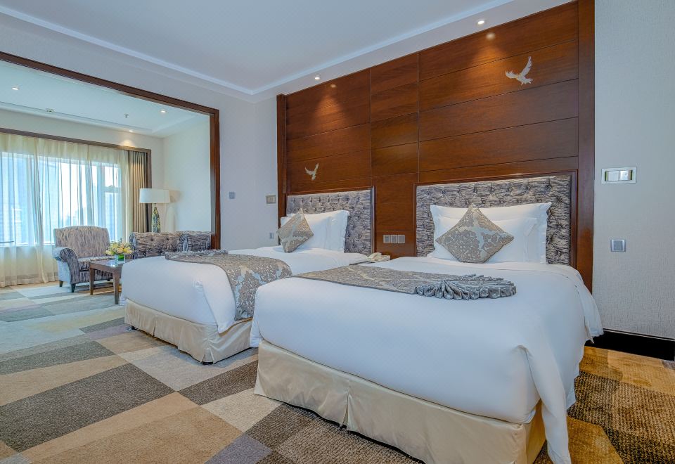 豪華廣場雙床客房