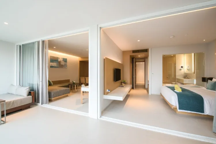 ห้องสวีทสองห้องนอนวิวสวน