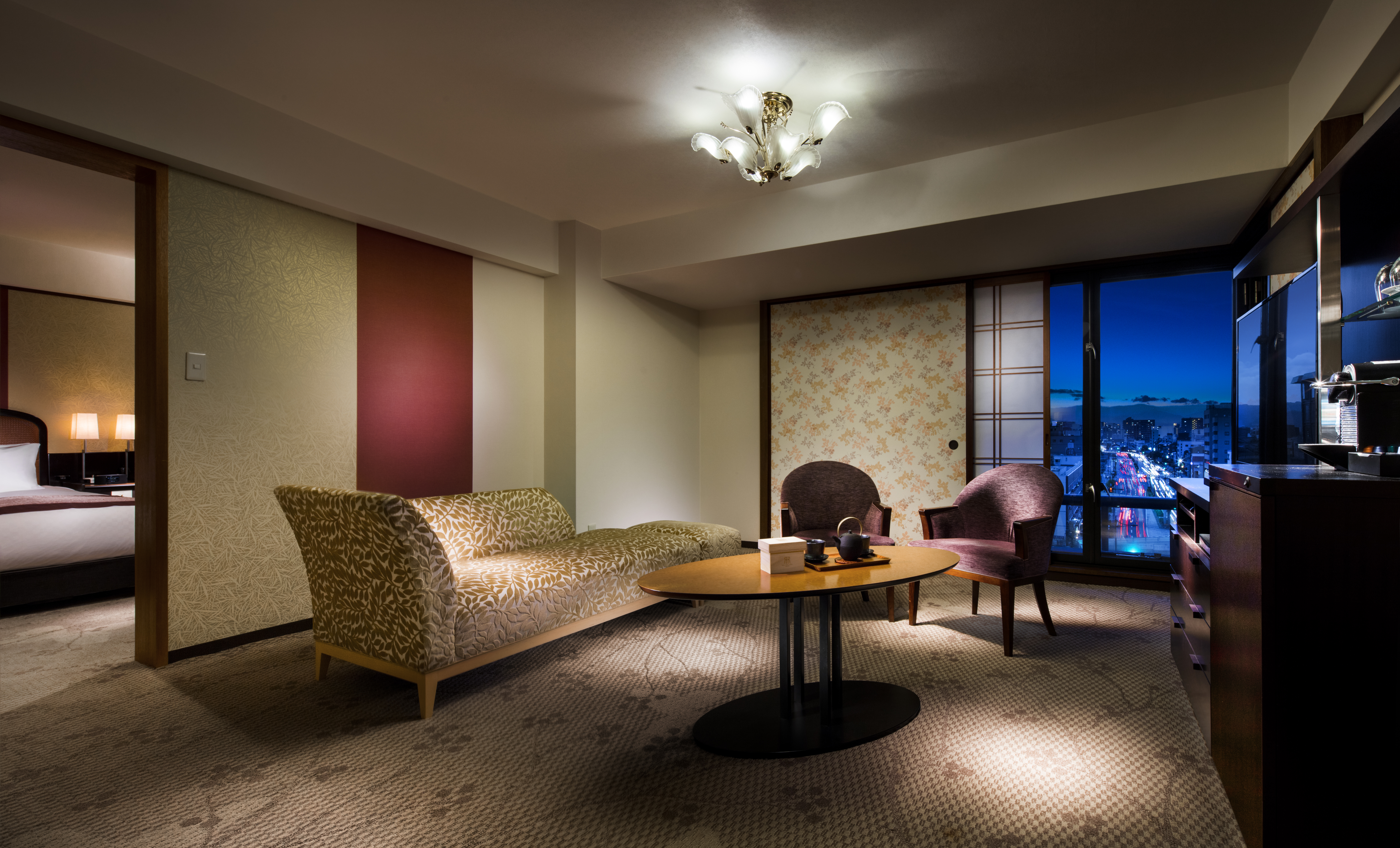 京都风楼层双床套房