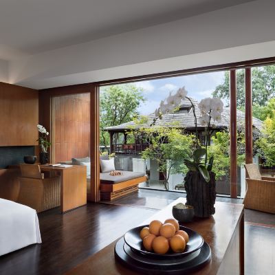 Kasara Suite with Garden View 2 Single bed