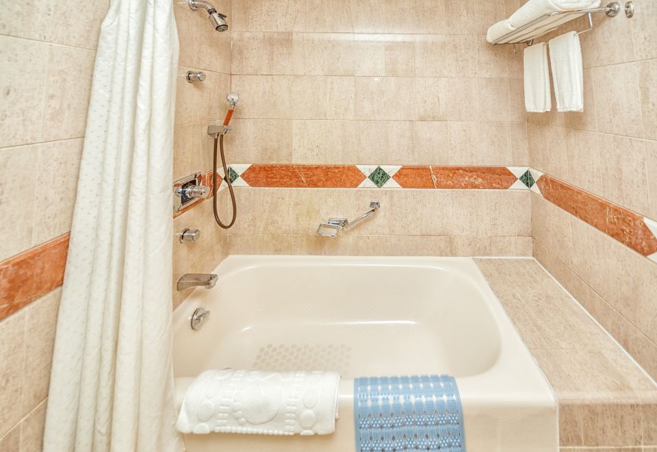 豪华城市花灯双床房