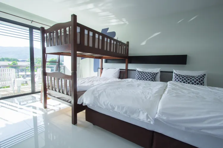 ห้องดีลักซ์ควอดพร้อมระเบียง