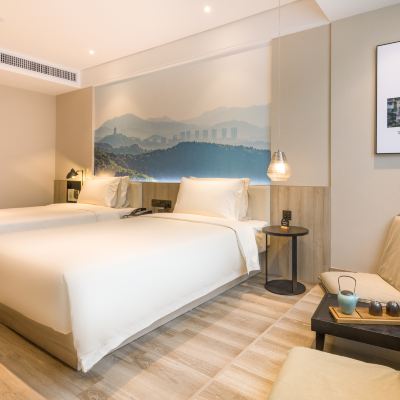 幾木雙床房 廣州花都廣場地鐵站亞朵飯店優惠