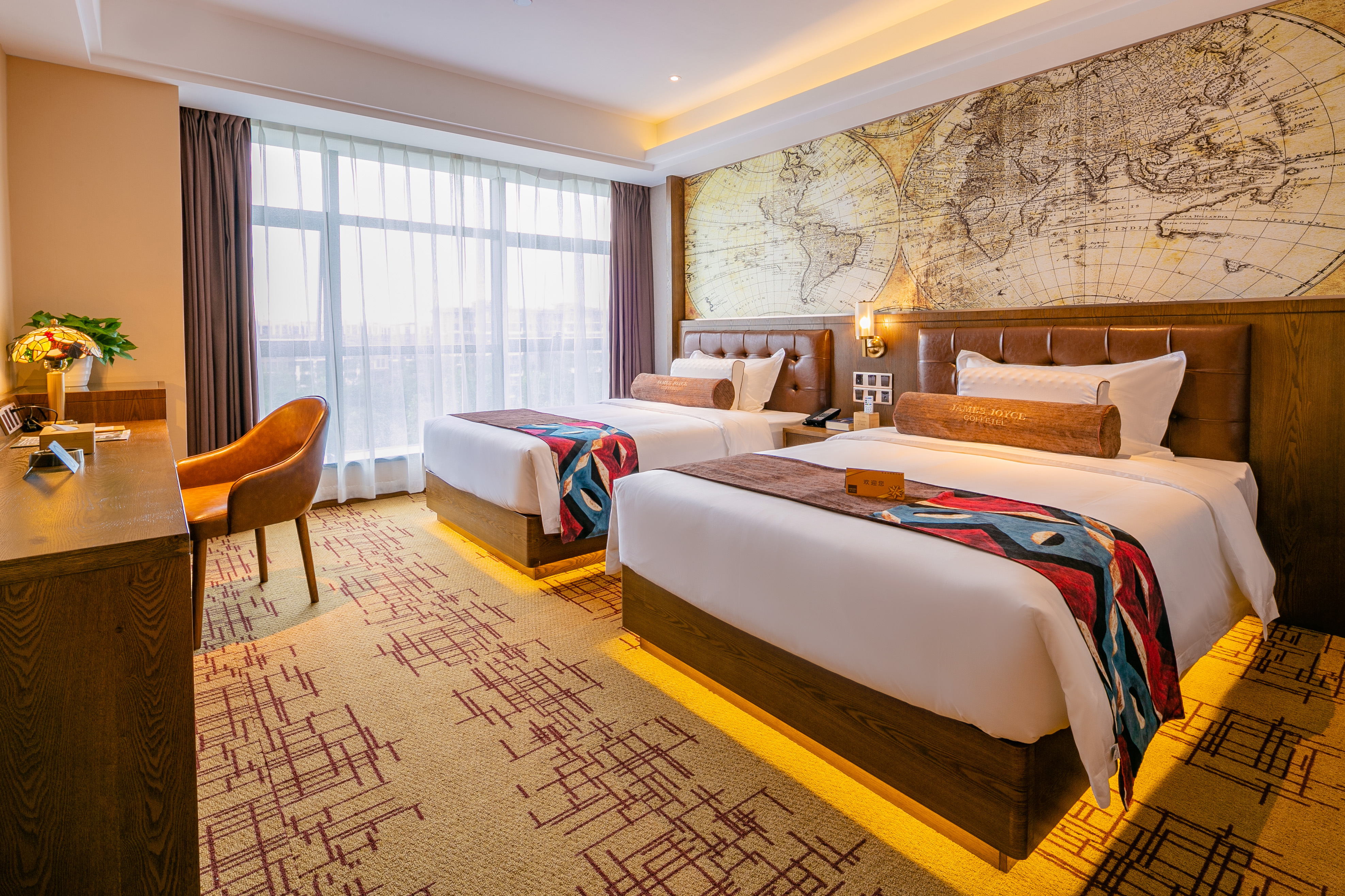 JAMES JOYCE COFFETEL啡凡双床房（舒适床垫+落地窗）
