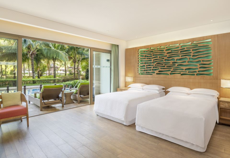 尊贵泳池双床房（超宽舒适双床）